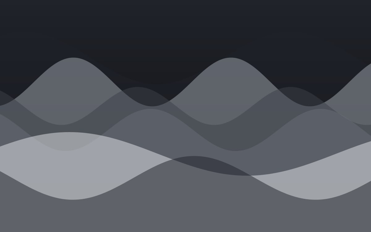 Mono Waves Wallpaper